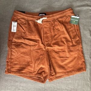 RSQ Men's Flat Front Corduroy Shorts, Size: Small, NWT